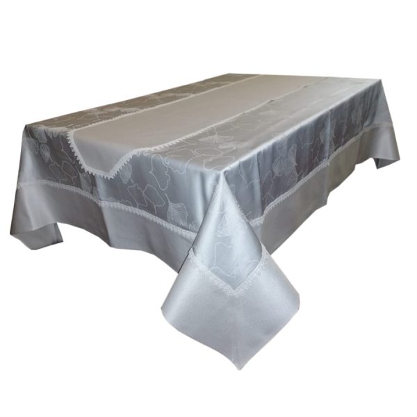 Fata de masa Casa Bucuriei, model Luxury, ivory, 150 x 200 cm