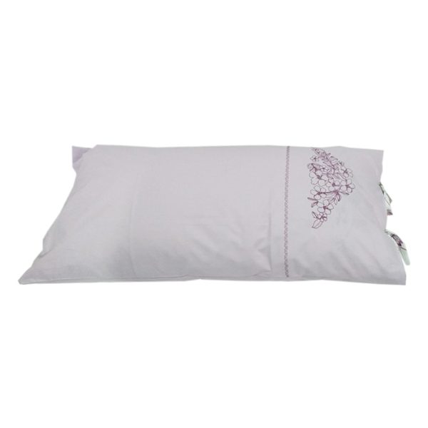 Set 2 Fete perna 50 x 70 cm, Casa Bucuriei, model Diana, mov deschis, bumbac ranforce 100%, doua fete