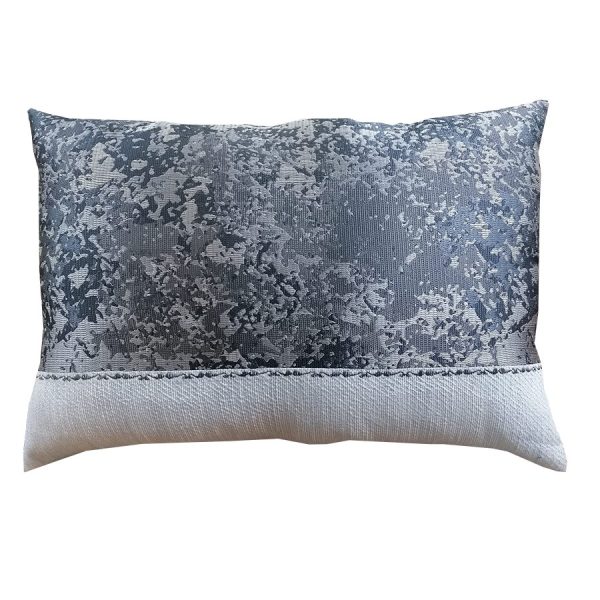 Perna decorativa Casa Bucuriei, model Elegance, gri, 37 x 53 cm