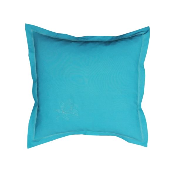 Set 2 Fete de perna Casa Bucuriei, model Clasic Iris, albastru /bej, bumbac 100%, 50 x 70 cm