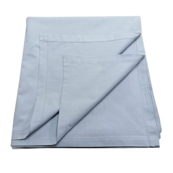 Cearsaf cu elastic, pentru pat de 160 x 200 x 40 cm, Casa Bucuriei, model Elegance, gri inchis, bumbac 100%, dimensiune 240 x 280 cm