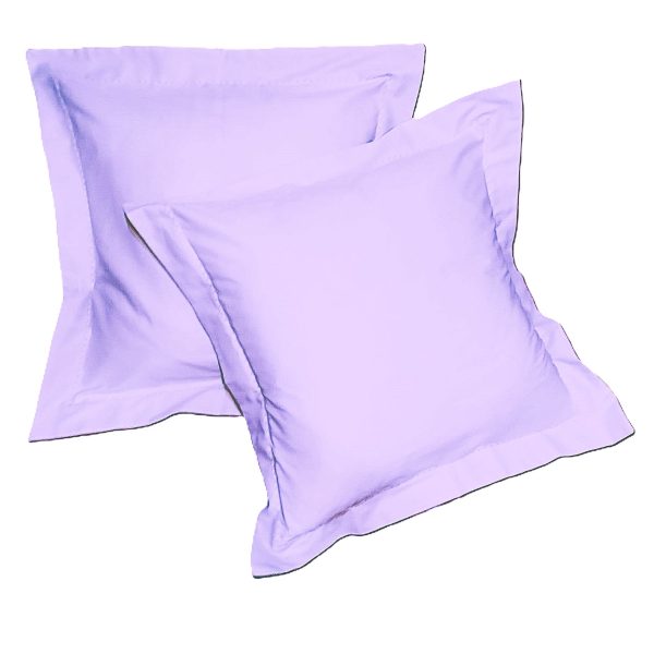 Set 2 x Fata de perna, 60 cm x 60 cm, Casa Bucuriei, model Imperial, lila, Bumbac 100%