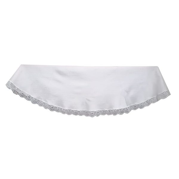 Fata de masa rotunda, 190 cm diametru, Casa Bucuriei, model Romantic, ivoar, brocard