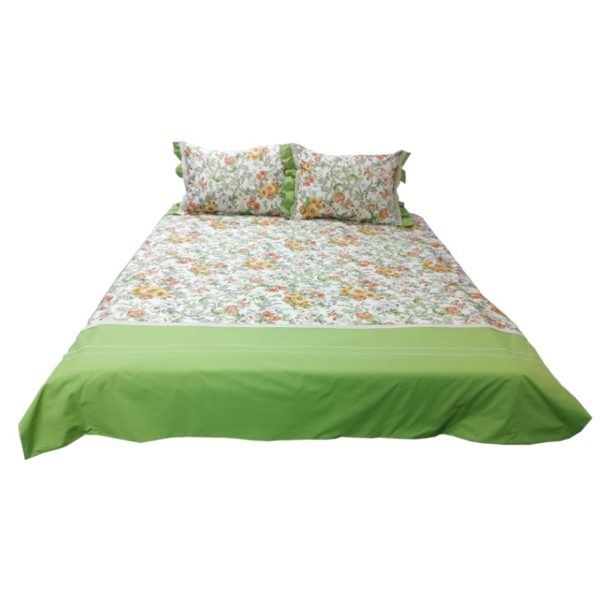 Husa pilota Casa Bucuriei, multicolor, bumbac natural 100%, brodata, 220 cm x 240 cm