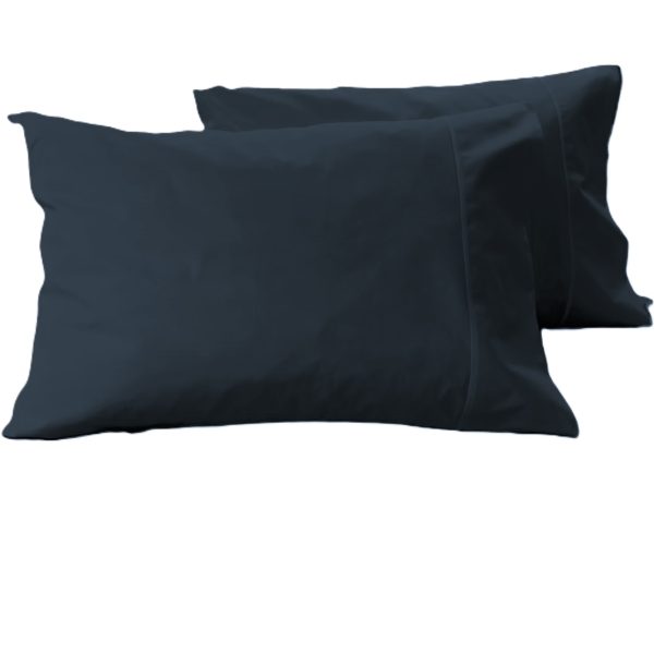 Set 2 x Fata de perna cu paspoal, 70 cm x 80 cm, Casa Bucuriei, negru/cenusiu, Bumbac 100%, doua fete