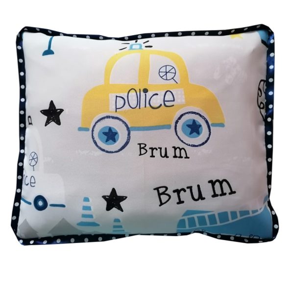 Perna decorativa pentru copii, alb/albastru 40 x 40 cm