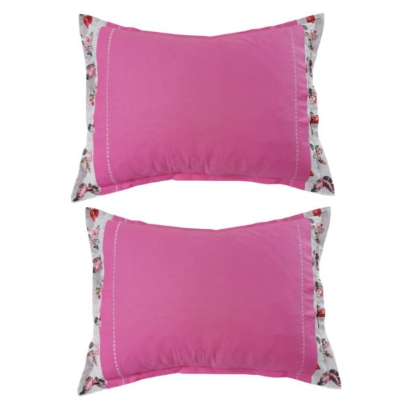 Set 2 x husa perna Casa Bucuriei, model Eva, multicolor, bumbac satinat 100%, 60/60cm